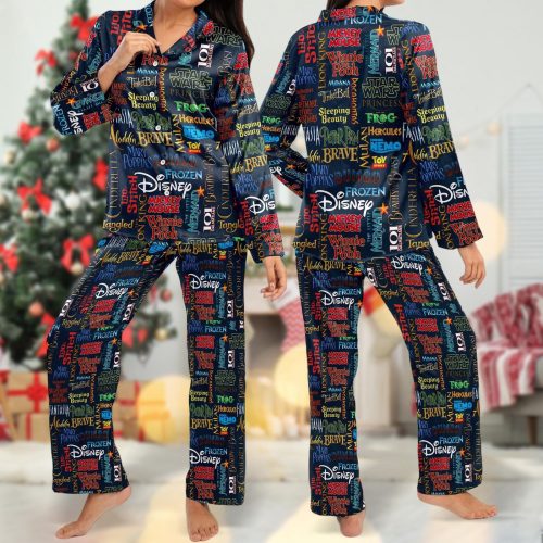 Disney Pajamas Set: Mickey Mouse Toy Story Shirt Princess Women Cartoon Gift for Women Magic Kingdom T-Shirt