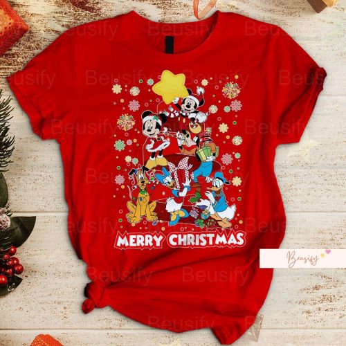 Mickey Mouse Pajama Set: Christmas T-Shirt Cartoon Pants & More for Festive Holiday Pajama Parties!