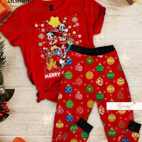 Mickey Mouse Holiday Pajamas Set: Festive Christmas Pjs for the Whole Family!