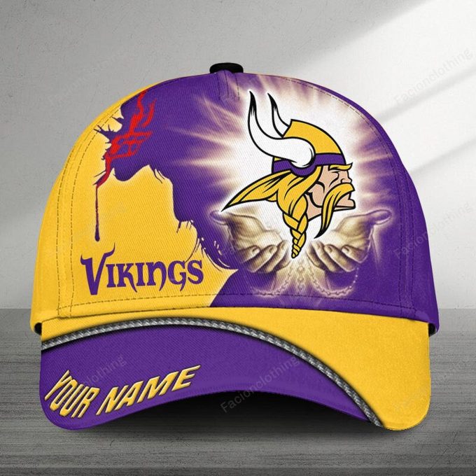 Minnesota Vikings Nfl Personalized Cap For Fan