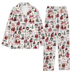 MJS Christmas Button Down Pajamas TL: Festive Sleepwear for a Cozy Holiday Season!