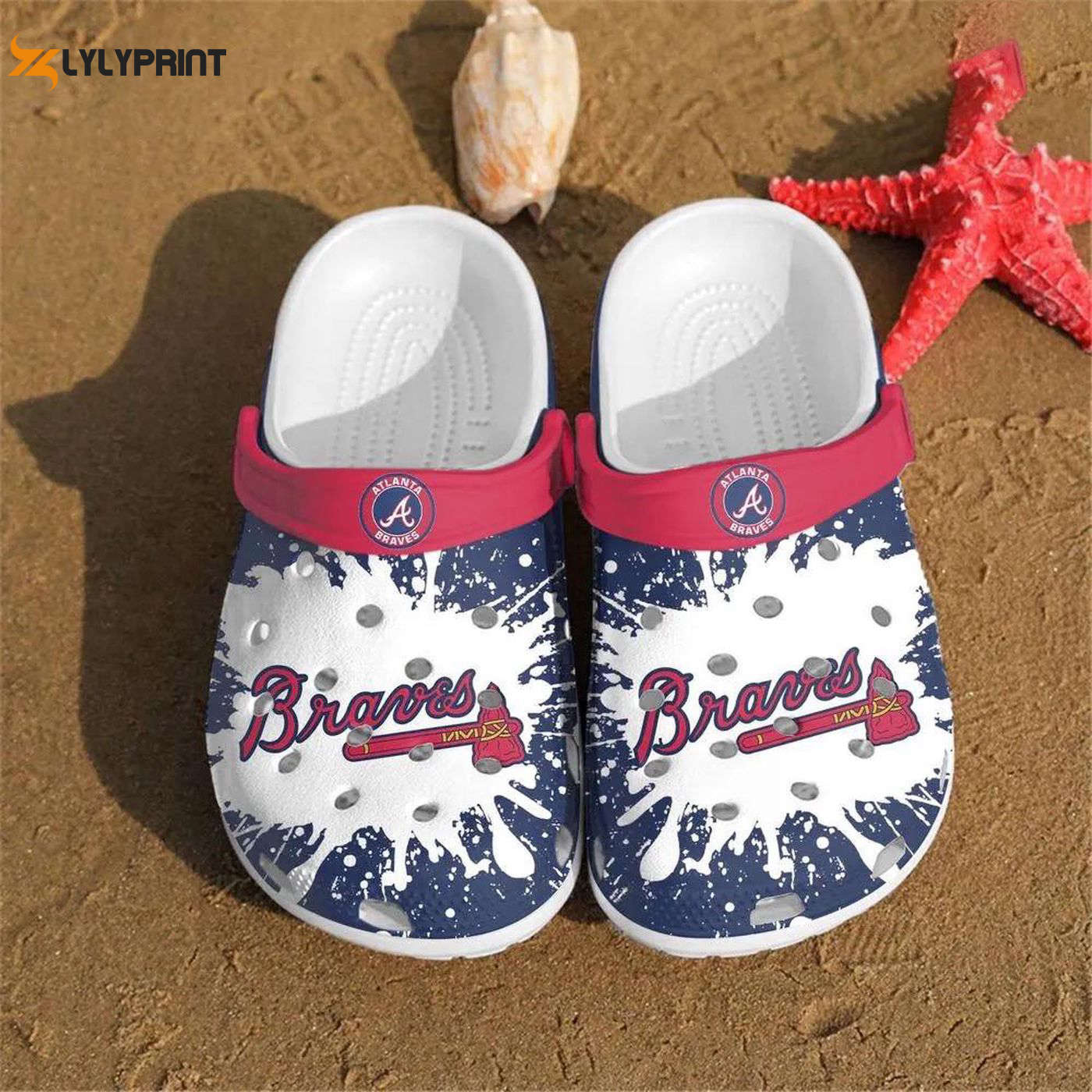 MLB Atlanta Braves Crocs: Comfortable Crocband Shoes for Braves Fans MLB Atlanta Braves Crocs: Comfortable Crocband Shoes for Braves Fans