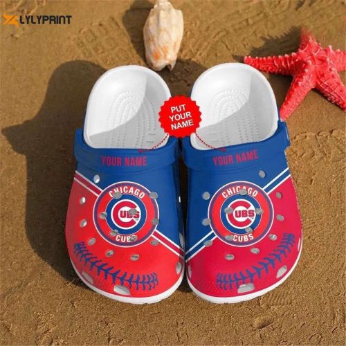 MLB Chicago Cubs Personalized Crocband Clog: Perfect for MLB Fans – Shop Now!