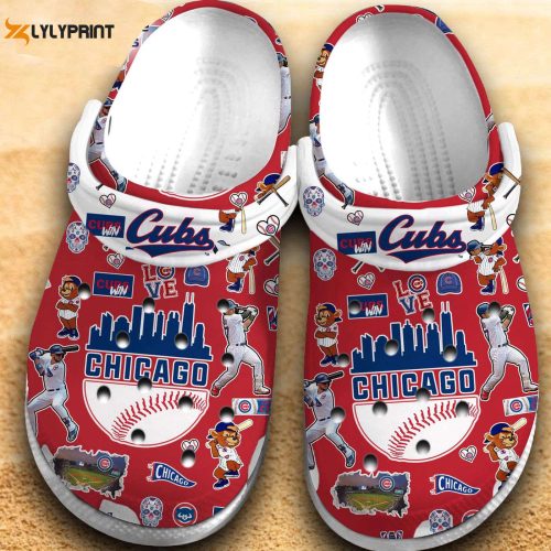 MLB Chicago Cubs Crocs: Stylish Footwear for Men Women & Kids
