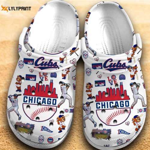 MLB Chicago Cubs Crocs Shoes – Cubs Gifts for Men Women and Kids