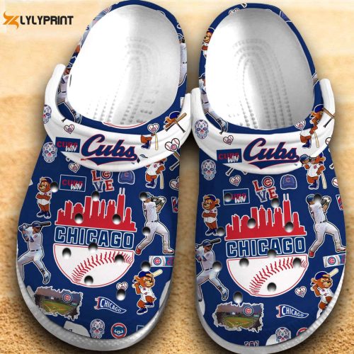 MLB Chicago Cubs Crocs Shoes: Stylish Footwear for Men Women & Kids