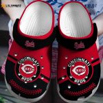 MLB Cincinnati Reds Crocs: Red-Black Baseball Fan Shoes – Clog Style