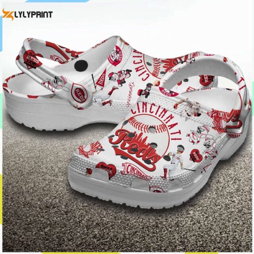 Cincinnati Reds Crocs-Shoes: Stylish MLB Footwear for Men Women & Kids