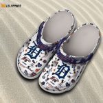 MLB Detroit Tigers Crocs-Shoes: Team Gifts for Men Women & Kids