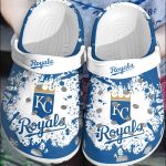 MLB Kansas City Royals Crocs: White-Blue Clog Shoes for Baseball Fans MLB Kansas City Royals Crocs: White-Blue Clog Shoes for Baseball Fans