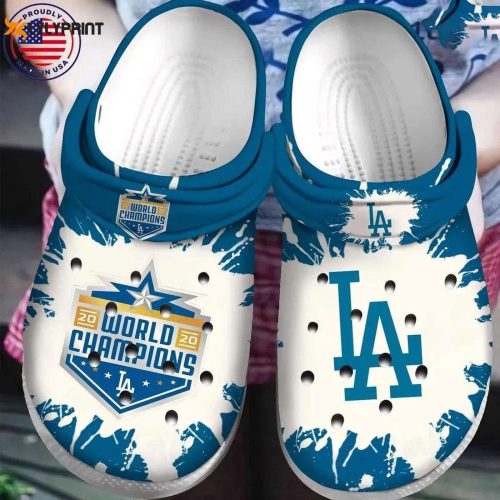 MLB Los Angeles Dodgers Crocs – World Champions Clog for Fans