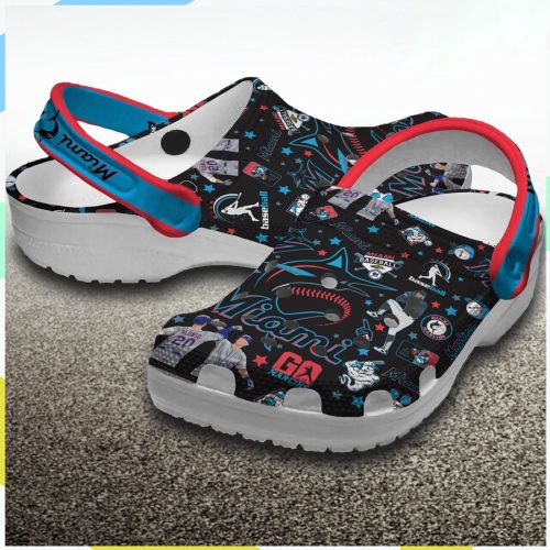 MLB Miami Marlins Crocs-Shoes: Stylish Marlins Shoes for Men Women & Kids