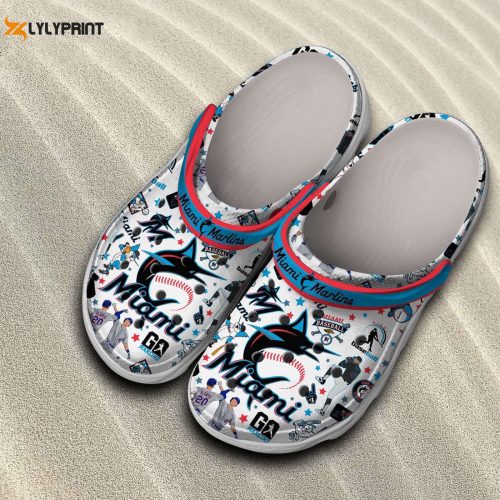 Shop Miami Marlins Crocs: Official MLB Merch for Men Women & Kids