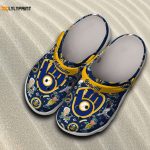 MLB Milwaukee Brewers Crocs-Shoes: Brewers Gear for Men Women & Kids
