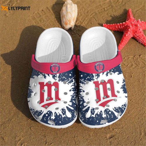 Comfy Minnesota Twins RubberCrocs Clogs – Stylish Footwear for MLB Fans
