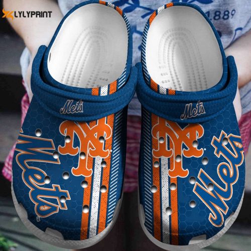 MLB New York Mets Crocs Shoes: Fan Baseball Clog in Blue – Get Yours Now!