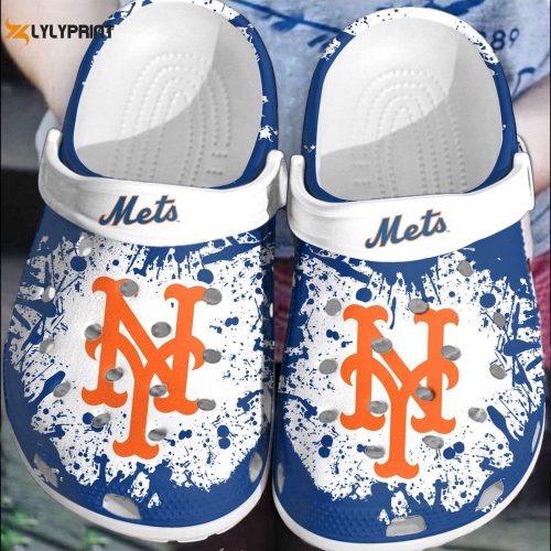 MLB New York Mets Crocs – Fan Baseball Shoes: Stylish and Comfy Clog