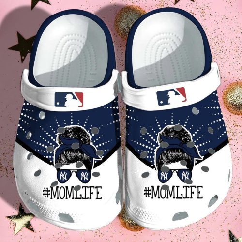 New York Yankees MLB Crocs: Stylish Mom Life Baseball Shoes