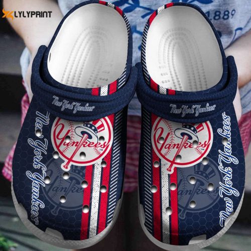MLB New York Yankees Crocs Navy Clog Shoes - Perfect Fan Baseball Gear