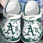 Oakland Athletics MLB Crocs: Dark Green Fan Baseball Shoes – Get Your Stylish Clogs Now!