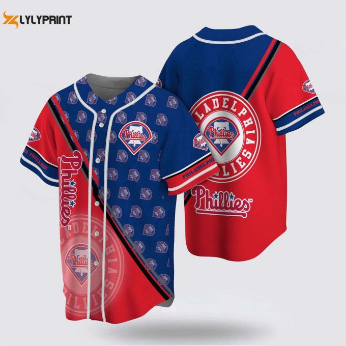 Authentic Mlb Philadelphia Phillies Baseball Jersey – Sleek Fan Design – Gift For Men Women