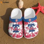Step Up Your Game with MLB Philadelphia Phillies Clog Shoes – Show Your Team Spirit!
