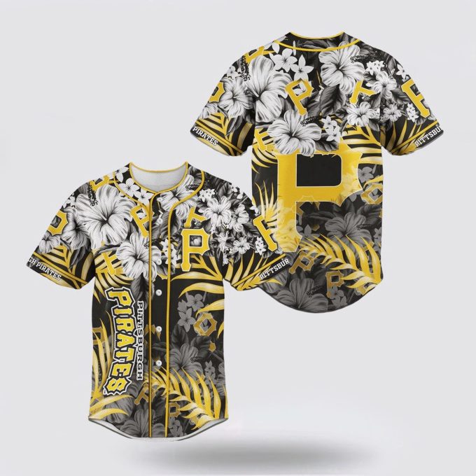 Show Your Team Spirit With Mlb Pittsburgh Pirates Baseball Jersey Flower – Perfect For Fans! – Gift For Men Women