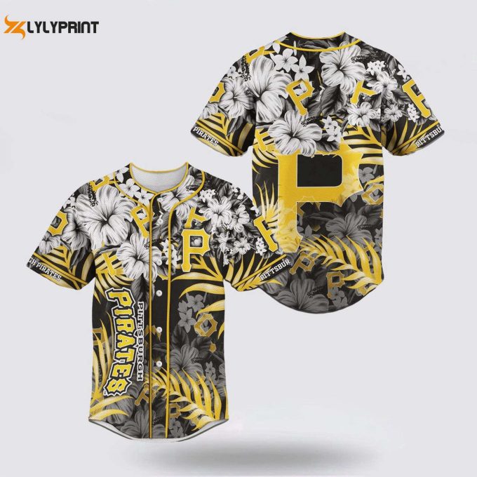 Show Your Team Spirit With Mlb Pittsburgh Pirates Baseball Jersey Flower – Perfect For Fans! – Gift For Men Women