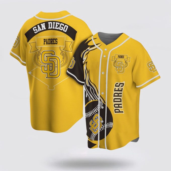 Authentic Mlb San Diego Padres Baseball Jersey – Classic Design For Passionate Fans – Gift For Men Women