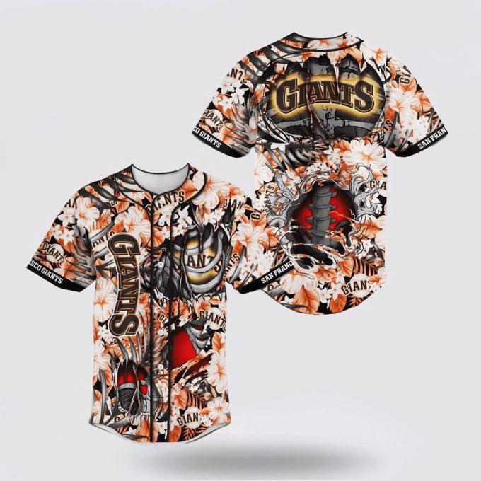 Mlb San Francisco Giants Skeleton Baseball Jersey – Perfect For Die-Hard Fans! – Gift For Men Women