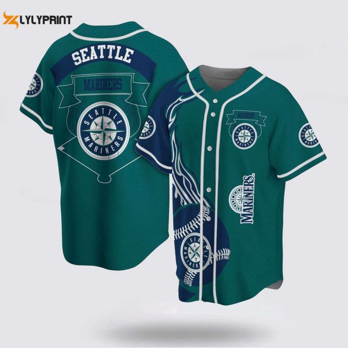 Authentic Mlb Seattle Mariners Baseball Jersey: Classic Design For Passionate Fans