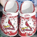 MLB St Louis Cardinals Crocs: Red & White Clog Shoes for Fans