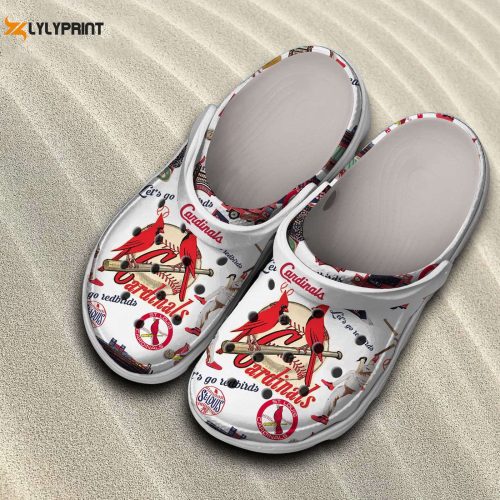 MLB St Louis Cardinals Crocs-Shoes: Merch for Fans Comfortable and Stylish