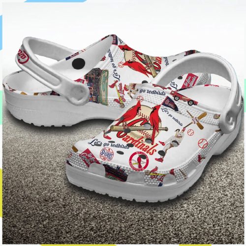 MLB St Louis Cardinals Crocs-Shoes: Merch for Fans Comfortable and Stylish