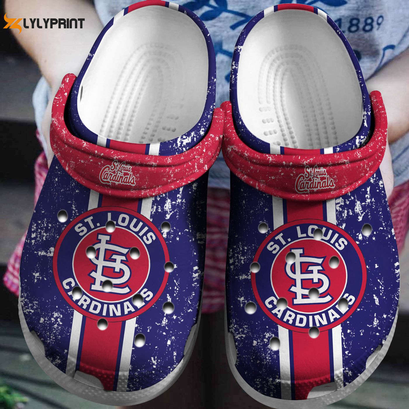 St Louis Cardinals Red-Purple Crocs Shoes: MLB Team Clog Shoes St Louis Cardinals Red-Purple Crocs Shoes: MLB Team Clog Shoes