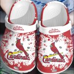 St Louis Cardinals Red & White Crocs Shoes – MLB Team Clog Shoes