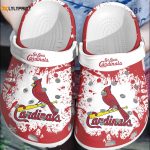 St Louis Cardinals Red & White Crocs Shoes – MLB Team Clog Shoes