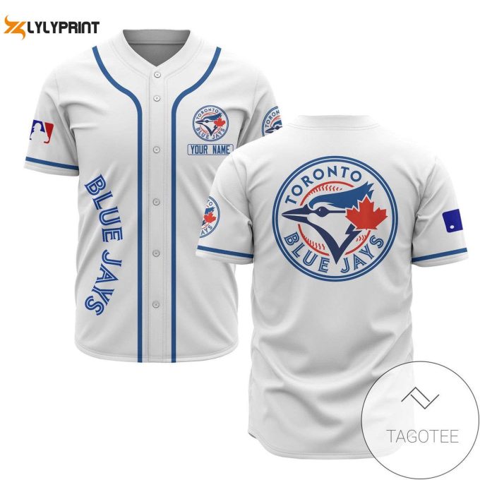 Personalized Mlb Toronto Blue Jays Jersey: Custom Name Unisex Shirt