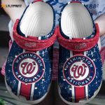 MLB Washington Nationals Crocs: Red-Navy Clog Shoes for Baseball Fans