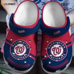 Washington Nationals MLB Red Clog Shoes for Baseball Fans – Navy Crocs