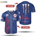 Personalized Monster Energy Drink MLB Baseball Jersey Collection Shirt – Exclusive Team Designs – Gift for Men Women