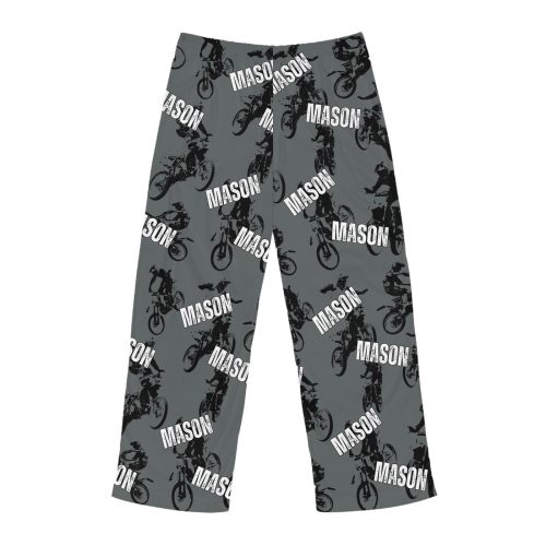 Custom Motocross Pajama Pants: Personalized Dirt Bike Motorcycle Pajamas for Him – Perfect Christmas Gift!