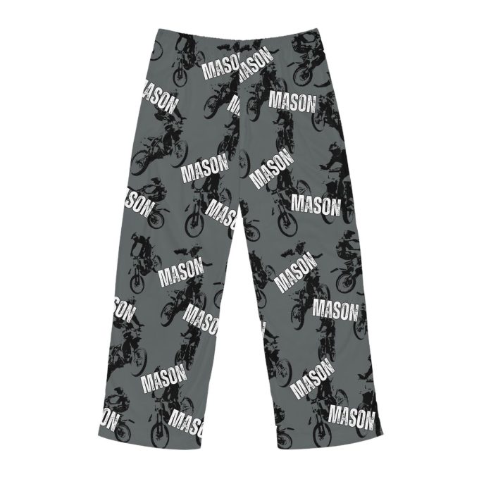 Custom Motocross Pajama Pants: Personalized Dirt Bike Motorcycle Pajamas For Him – Perfect Christmas Gift!