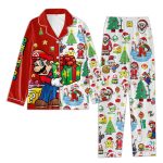 Stay Festive with MRO Christmas Button Down Pajamas – Trendy & Cozy TL