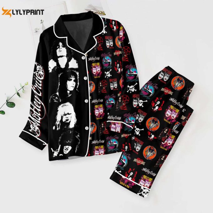 Mötley Crüe Button Down Pajamas Set – Ultimate Women S Christmas Gift