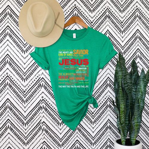 Jesus Name Shirt: Motivational Christian Tee for Women Christmas Breathe His Name – Get Inspired!