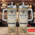 Vintage New Orleans Saints NFL King of Football Custom Name 40oz Stanley Tumbler – Perfect Gift for Fans