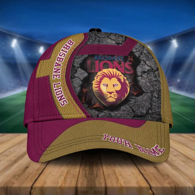 New Personalized Brisbane Lions Afl Classic Cap For Fan 1