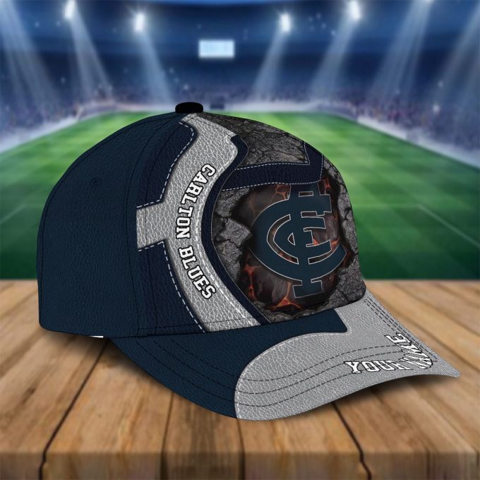 New Personalized Carlton Afl Classic Cap For Fan 3