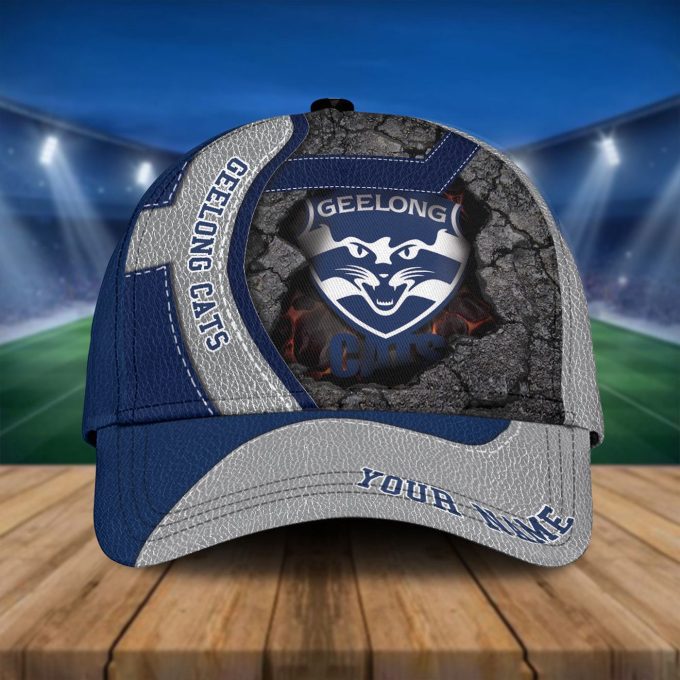 New Personalized Geelong Cats Afl Classic Cap For Fan 2